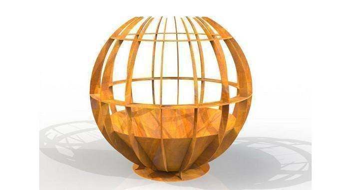 Rendu 3D du brasero Ball conçu par S&MA